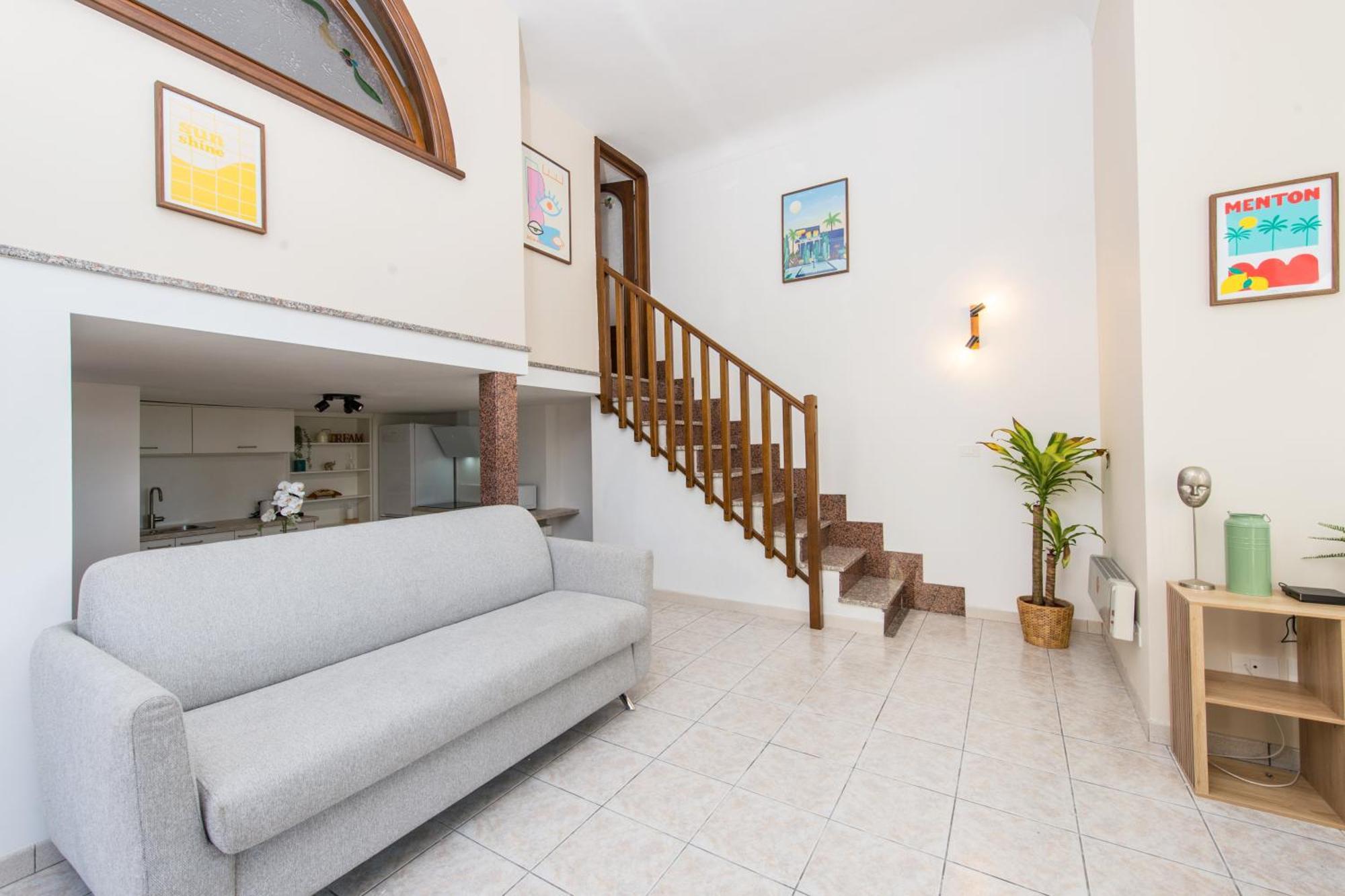 Oliviers -Agreable 2 Pieces Dans Maison Bourgeoise Menton Exteriör bild